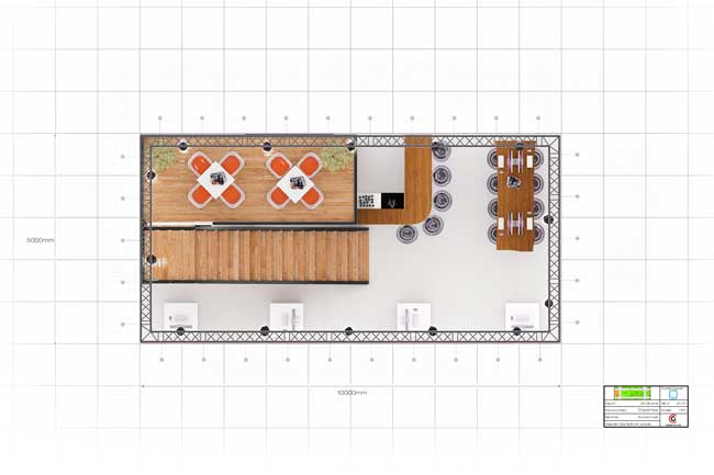 CG-Presentations - Producten - Plattegrond - 2D - Beursstand