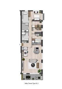 CG-Presentations - Architectuur - Plattegronden - Valley Towers - Jutsefasehof - Plattegrond-Valley-Towers-Type-A2_2