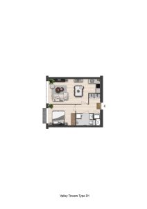 CG-Presentations - Architectuur - Plattegronden - Valley Towers - Jutsefasehof - Plattegrond-Valley-Towers-Type-D1