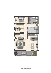 CG-Presentations - Architectuur - Plattegronden - Valley Towers - Jutsefasehof - Plattegrond-Valley-Towers-Type-D3