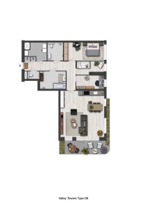 CG-Presentations - Architectuur - Plattegronden - Valley Towers - Jutsefasehof - Plattegrond-Valley-Towers-Type-D6