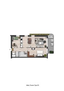 CG-Presentations - Architectuur - Plattegronden - Valley Towers - Jutsefasehof - Plattegrond-Valley-Towers-Type-E5