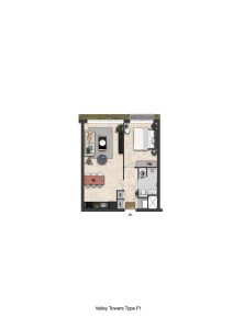 CG-Presentations - Architectuur - Plattegronden - Valley Towers - Jutsefasehof - Plattegrond-Valley-Towers-Type-F1