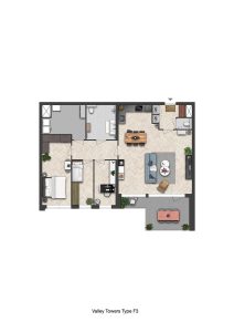 CG-Presentations - Architectuur - Plattegronden - Valley Towers - Jutsefasehof - Plattegrond-Valley-Towers-Type-F3