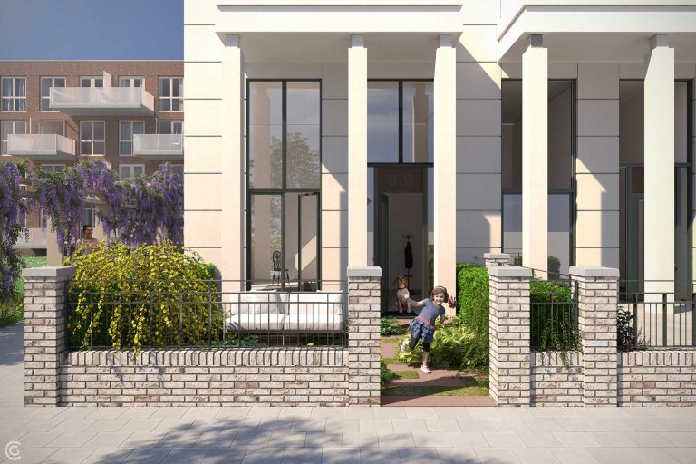 CG-Presentations - Architectuur, Artist Impressions - 3D Tuinconcept - Schippers Voortuin