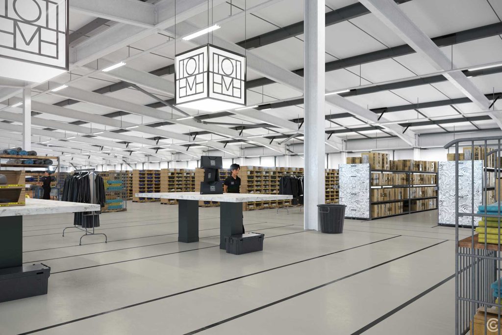 CG-Presentations - Architectuur, Artist Impressions, Product - Warehouse Totême - Warehouse Interior Toteme Cam1 Def2