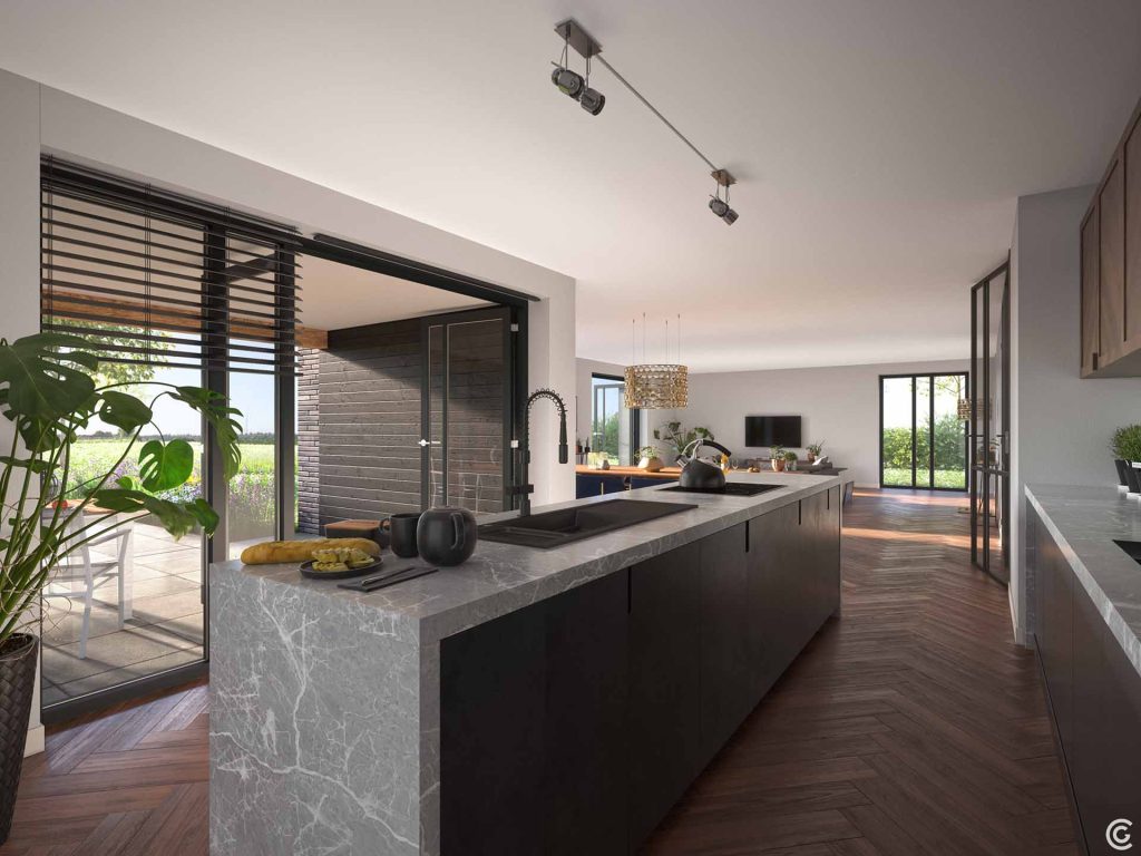 CG-Presentations - Architectuur - Bunschoten - interieur keuken bunschoten2