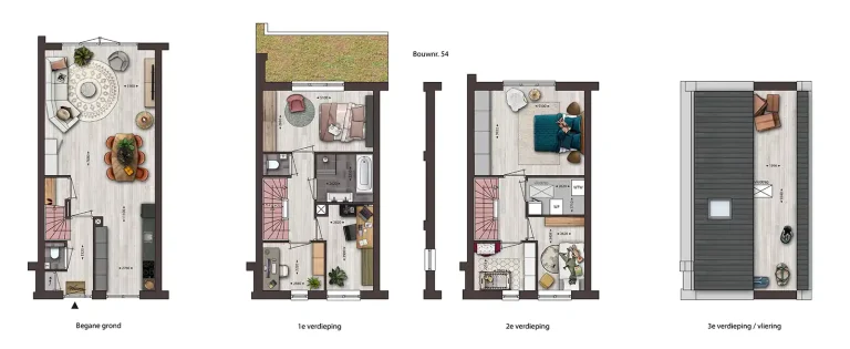 Sfeerplattegrond laten maken voor vastgoedpresentatie
