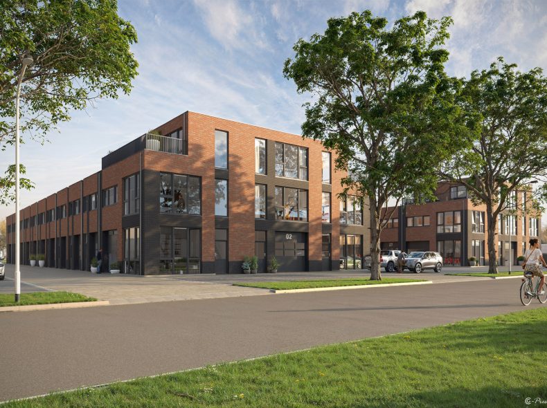 3D Impressie Exterieur Wijchen Gebouw1 N