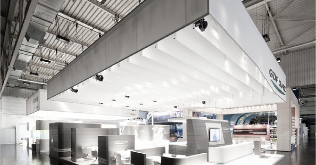 3D beursstand foto voor GDF Suez – standbouw Outstand